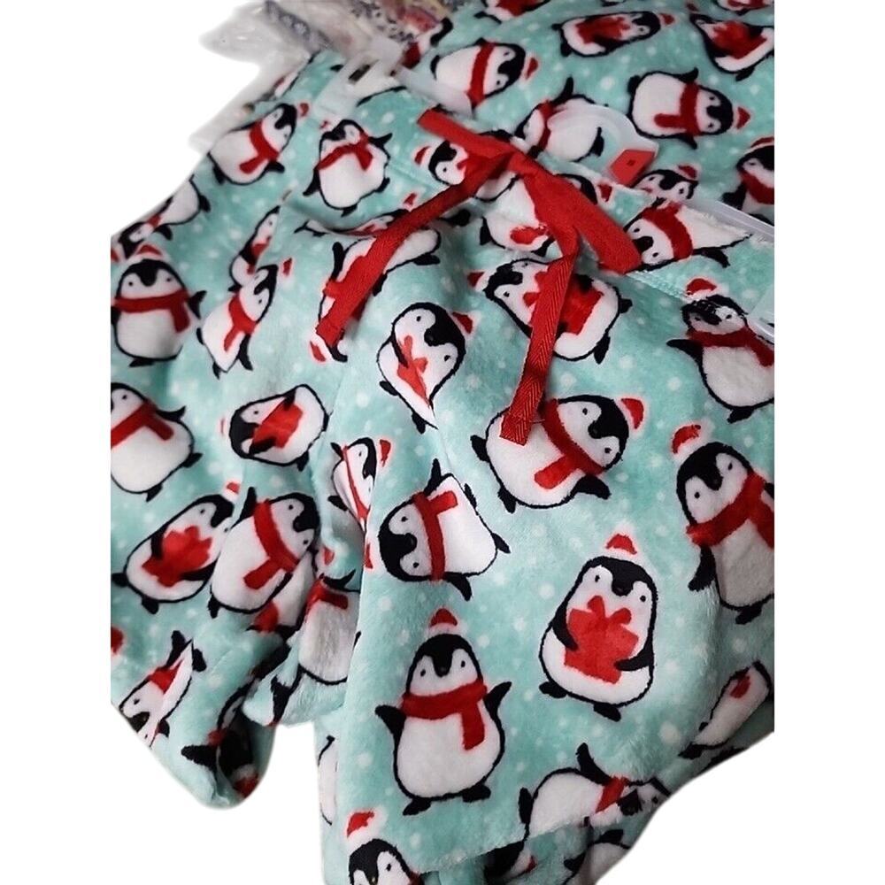 Secret Treasures Lounge Pants Plush Penguin PJ's Drawstring Pajamas S/CH Small‎ - Picture 7 of 7